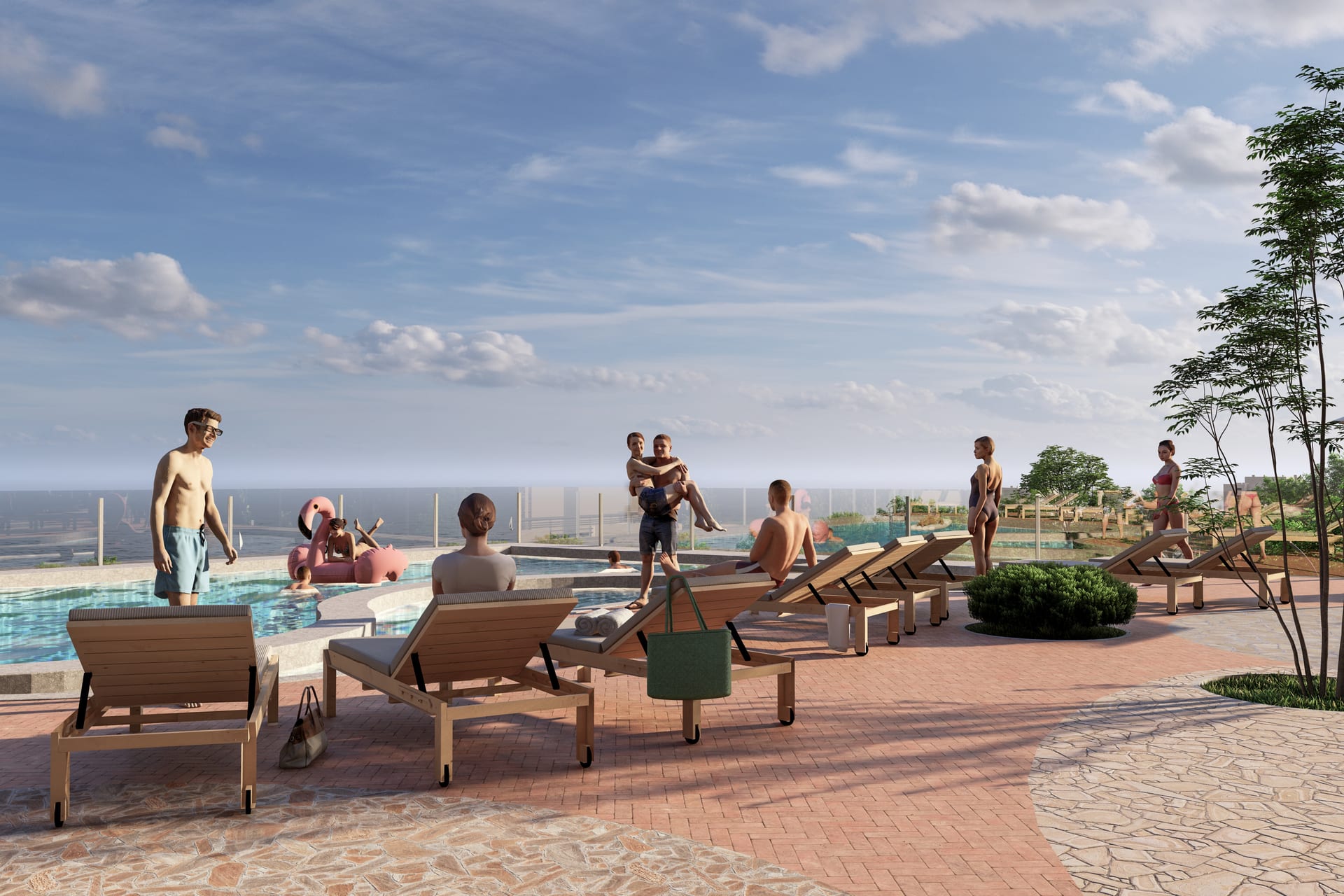 Архитектура Romanov Residence — современные фасады Ялта