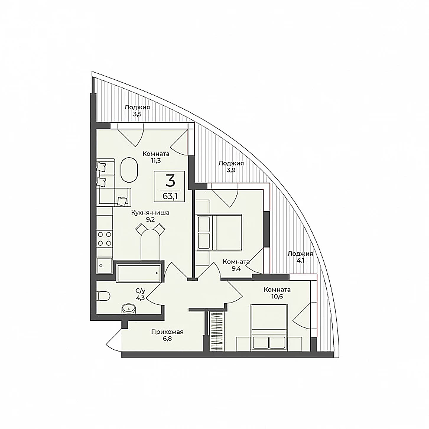 Пентхаус — Romanov Residence Ялта